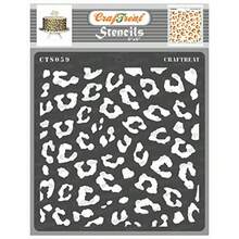 Reusable Cheetah Print Stencil 6x6 Inch Cheetah Skin Pattern In Black And White For Cake Decorating Furniture Painting DIY Crafts And Home Decor Projects - -cheetah- - View 1