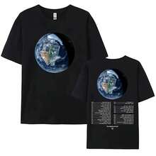 The Neighbourhood  WOURLD TOUR 2026 T-Shirt Short Sleeve Cotton Loose Tshirts Women Men Clothing O-Neck Casual Print T Shirt - 黑色 - 查看 11