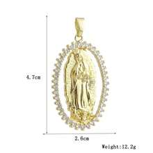 1pc Copper Micro-Inlaid Zirconia Personalized Hip-Hop Luxury Four-Leaf Clover Devil's Eye Pendant, Versatile DIY Bracelet Necklace Earring Accessory Handmade Charm - Multicolor - View 23