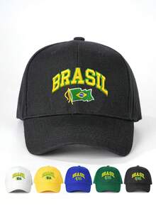 1 pieza Gorra de béisbol LA bordada, sombrero casual ajustable con protección solar para exteriores, adecuado para primavera/otoño, viajes, playa, unisex, estilo Y2K - gorra de beisbol - Ver 16