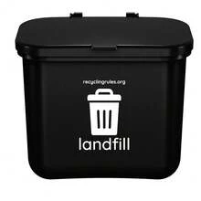 Wastebasket For Trash - Qty1Landfill - View 1