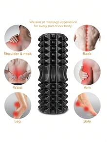 Foam Roller For Muscle Massage, Deep Tissue Trigger Point Release, Exercise Recovery, Yoga, Pilates & Fitness Workout Tool For Legs, Back, Arms And Full Body - Multicolor Random - View 6