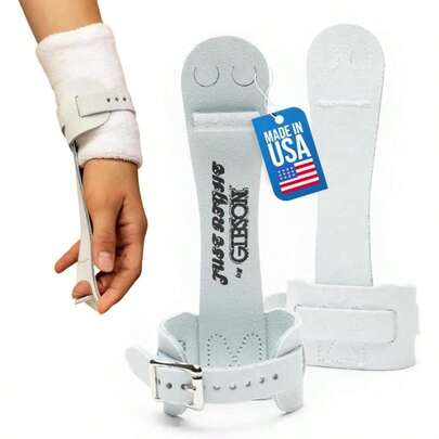 Just Right Uneven Bar Gymnastics Grips Girls - Narrow Fit Leather Hand Grips For Gymnastics Bars - Gymnastics Equipment Accessories, Made In USA