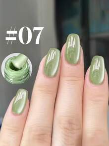 MISS SHAKA 10毫升春夏美甲情人节礼物美甲粉蓝黑玻璃珠猫眼凝胶指甲油高密度百搭美白当季流行美甲沙龙家用DIY美甲用品 - 彩色 - 查看 9