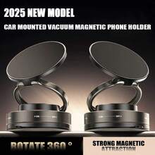 Adjustable Automobile Phone Cradles 1pcs Phone Holder For Car Compatible With IPhone, Android Phone, Gift For Birthday, Family, Friends For Summer Car Accessories Strong Load-Bearing, 360-Degree Rotation, Suitable For All Smooth Surfaces Of Flat Surfaces Birthday Gift, Valentine's Day Gift - Black - View 3
