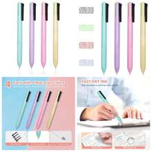 Multicolor Ballpoint Pen 0.7mm 4 Color Retractable Gel Ink Pen For Writing Journaling Planner Office School Supplies Gift Idea - 1 - 查看 1