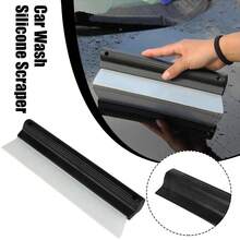 Lưỡi gạt nước kính chắn gió bằng silicon mềm dẻo, dụng cụ cạo kính cửa xe, dụng cụ gạt nước tiện dụng bằng silicon, bàn chải gạt nước kính chắn gió ô tô, dụng cụ gạt tuyết cho cửa sổ xe hơi, dụng cụ cạo làm sạch kính xe hơi. - Máy cạo nước - Xem 12