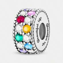 1 Packung bunte Perlen für DIY Armbänder, Halsketten und Schmuckherstellung, Design "Ewige Liebe", geeignet als Geschenk für Frauen und Mädchen - Perlen - Übersicht 13