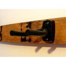 Whiskey Barrel Stave Guitar Rack, Double Guitar Hook, Guitar Wall Mount - Multicolor - View 6