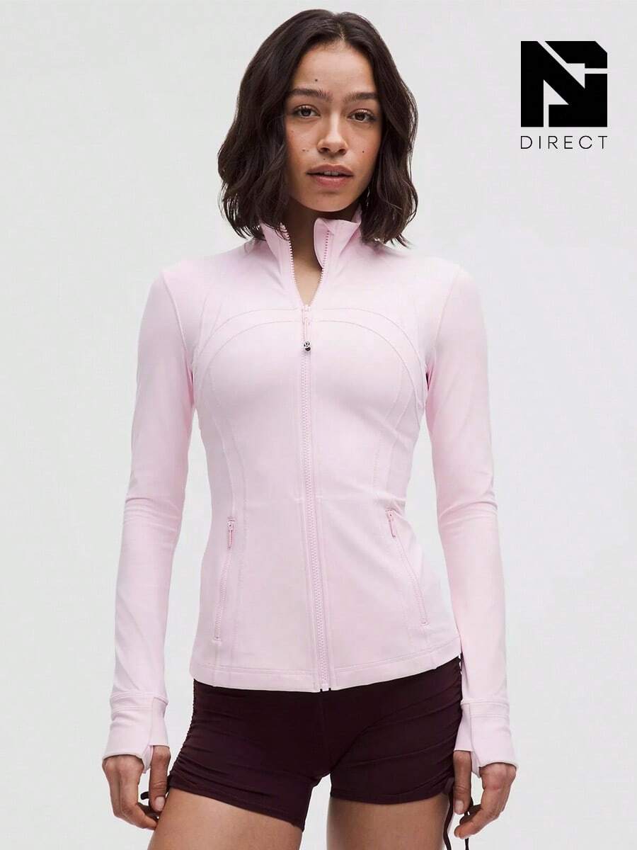 Lululemon Define Jacket Nulu Blush Quartz-For Yoga Gym Running-Sweat-Wicking-Yoga-All Seasons Sport-Spring/Summer-Autumn/Winter-Back To School- Mother's Day Gifts-Father's Day Gift - Pink Organza - 查看 1