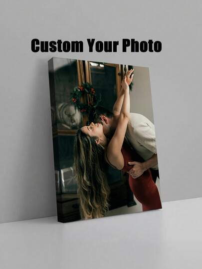1pc Customizable Canvas Art Print - Personalized Photo, Cartoon, Movie, Pet, Wedding, Landscape And Anniversary Wall Decor Poster, Home Decor, Valentine's Day Decor, Refined, High-Quality Custom, Personalized, Unique, Ideal Gift For Boyfriend, Girlfriend, Dad, Mom, Family, Friends, Pets, Daughter, Student, Son, Custom Frame, Room Decor, Home Decor, Custom Poster, Living Room Decor, Wall Decor