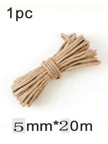 100% Natural Fiber Rope, Brown Jute Rope, Manila Rope, Sisal Rope, 100% Natural Jute Fiber, Natural Jute Rope 10m/20m/30m X 5mm/6mm, Natural Jute Rope Scratching Rope For Cat Scratching Posts And Pads - Jute Rope - View 16