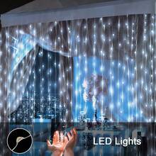 1pc USB-Powered Room Background Decorative String Lights, 8 Lighting Modes, Curtain Lights, Indoor Decoration, Holiday Atmosphere Decor - USB Curtain Light - View 6