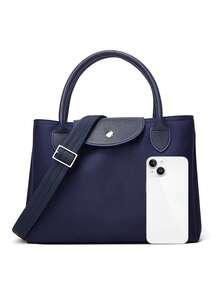 New Women's Handbag, Lightweight And Large Capacity Handbag, Suitable For Daily Commuting And Short Distance Travel - Blue - View 3