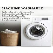 Bassie Dandys World Super Soft Throw Blanket For Camping Plush Bedding Flannel Bedspread Sofa Cover(5).Jpg - trắng - Xem 5