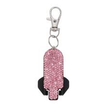 闪亮水钻汽水罐开罐器，防尘密封迷你钥匙扣吊坠，稳固易开，适合居家聚会、野餐、户外活动、办公室等场合。 - 彩色 - 查看 6