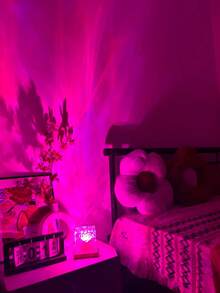 1 Stück 16-Farben Nordlicht Wellen Flammenprojektionslampe, Touch & Fernbedienung, einstellbare Mehrfarbigkeit, schafft romantische & gemütliche Atmosphäre, USB betrieben, Mehrfarbige Beleuchtung für Schlafzimmer, Gaming Zimmer und Party Lichteffekte - ideal für Weihnachten, Halloween und Halloween Geschenke! - Verschiedenfarbig - Übersicht 5