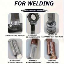 3/6/9pcs Home Use Welding Rods, Welding Electrodes, Low Melting Point Welding Rods, Suitable For Stainless Steel, Copper, Iron, Aluminum And Other Materials - Can Be Used For Welding Water Tanks And Pipes, Durable, No Battery Required, Welding Accessories, Pipe Welding, Fashionable Metal Surface, High Quality Metal Material, No Battery Required, Welding Rods, Welding Accessories, Welding Tools - A - View 9