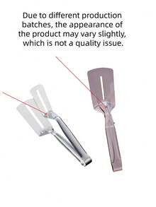 不锈钢铲钳，多功能牛排烧烤用具，鱼铲，面包钳，厨房工具，食物翻面牛排钳，户外野餐煎饼铲，煎饼铲，披萨牛排钳，烧烤烹饪工具 - 彩色 - 查看 9