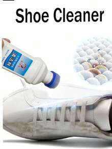 100ml - Waterless Shoe Cleaner, Suitable For White And Suede Shoes, Quickly Cleans And Polishes Shoes, Easy To Carry. - White - View 4