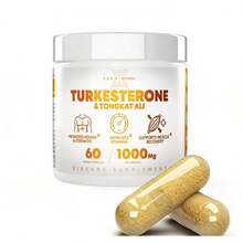 Bestseller!Peak Revival Turkesterone 1000 Mg Capsules Supplement With Tongkat Ali For Muscle Growth Strength Enhancement & Gut Care 60 Vegan Softgels Daily Vitamin For Men & Women.Supplement Vitamin,Free Shipping. - 3bottle - View 3
