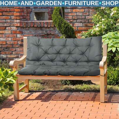 Garden Bench Cushion 2 Seater Swing Chair Cushion Outdoor Seat Pad Cushion Only