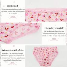¡RecomendadoRopa Interior NiñA AlgodóN OrgáNico, Calzones NiñA Paquete de 12, Adecuado para NiñAs de 2 a 12 AñOs, Transpirable, Suave, CóModo y Agradable para La Piel, Apto para Todas Las Estaciones.¡Top de Temporada - Primera generación - Ver 5