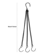 3 Packs 44cm Hanging Baskets Chain, Hanging Chains With Hooks Flower Pot Chain Replacement Plant Hangers For Planters, Bird Feeders And Lanterns - A - View 10