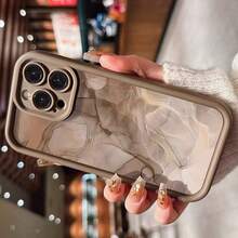 Marble Texture Design Phone Case - Brown - View 5