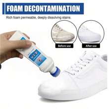 100ml - Waterless Shoe Cleaner, Suitable For White And Suede Shoes, Quickly Cleans And Polishes Shoes, Easy To Carry. - White - View 2