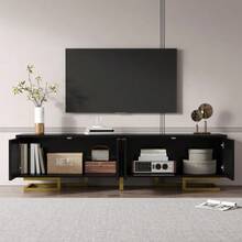Television Stands & Entertainment Centers - Black - View 5