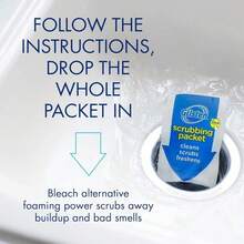 Garbage Disposal Cleaner And Deodorizer With Foaming Action Lemon Scent Odor Eliminator For Sink Made In USA 4 Packets - 1 - View 3
