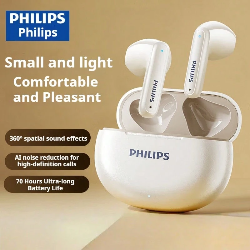 Original Philips TAT1199 Wireless Bluetooth V5.4 Stereo Headset Ultra-Low Latency Gaming Headset Waterproof Sport Earphones New - 彩色 - 查看 1