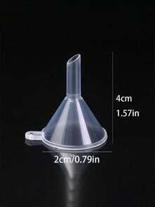 Vigour Summer 0.34oz Eyelash Mascara Tube With Brush Set - High Quality Mascara Container With Mini Funnel And Leak-Proof Cap, Made Of ABS Plastic, Suitable For All Skin Types, Black And White Reusable Portable Makeup Container, Fashionable Design, Reusable Makeup Travel Kit - Multicolor - View 8