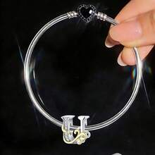 1 件时尚 26 字母系列串珠手链，可用于 DIY 手链制作和日常服装搭配，适合女孩佩戴。 - 混合色 - 查看 5