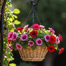 3 Packs 44cm Hanging Baskets Chain, Hanging Chains With Hooks Flower Pot Chain Replacement Plant Hangers For Planters, Bird Feeders And Lanterns - A - View 5