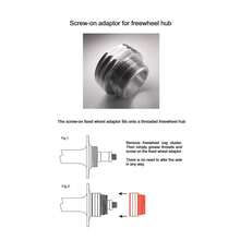 Fixed Wheel Adapter. Conversion Kit For Old Style Freewheel Cluster Road Hubs. - A - View 2