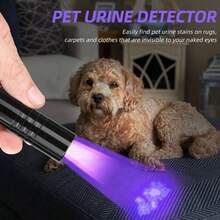 可调节迷你SK68高亮手电筒，带夹子的便携式露营灯 - 紫光手電筒 - 查看 7