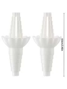 Bộ dụng cụ đổ hết chất lỏng ở cổ chai đa năng - Đầu nối chuyển chất lỏng tái sử dụng với phễu chống tràn, thích hợp cho xà phòng, dầu gội, dầu xả, kem dưỡng da và sử dụng trong phòng tắm. Được làm từ nhựa bền. - A - Xem 4