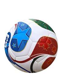 PACK 2 Balones de Futbol Número 5 Termosellado Copa del Mundo Mundial de Futbol Ideal para Césped, Pavimento, Césped Sintético - Blanco - Ver 7