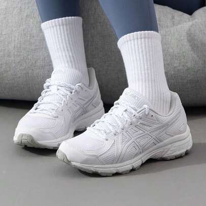 Asics 여성용 로우탑 스니커즈, 경량 통기성 캐주얼 슈즈, 아웃도어 런닝화 1022A362-100