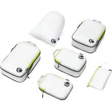 ¡RecomendadoOrganizadores de Viaje para Maletas, Juego de Bolsas Organizadoras de Viaje con Compresión, Organizadores de Viaje para Equipaje con Doble Cierre (Gris)¡Top de Temporada - Verde - Ver 3
