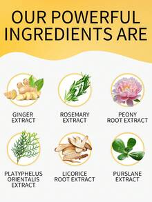 生姜头皮按摩油，生姜护发精油，天然滋养头皮油，蕴含生姜和迷迭香，情人节和母亲节的完美礼物，男女皆宜 - 薑 - 查看 5