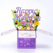 3D Pop-Up Mother's Day Card -Happy Mother's Day Flower Pop-Up Card With Envelope And Note Label Included For Mom, Grandmother, Any Mother Figure In Your Life - Mother's Day - View 5