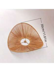 Pantalla de lámpara tejida a mano, pantalla de lámpara talla grande vendida, adecuada para la decoración de iluminación del hogar, pantalla de lámpara de repuesto (solo se incluye la pantalla de la lámpara, no se incluye la fuente de luz ni otros accesorios) ¡Este enlace es solo para vender la pantalla de la lámpara! Nota, decoración interior, ambiente de la habitación, pantalla de lámpara decorativa, pantalla de lámpara moderna, artesanía, cubierta de pantalla de lámpara, pantalla de lámpara de repuesto, entusiastas de la iluminación - Multicolor - Ver 4