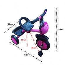 Kids Tricycles - Hot Pink - View 11