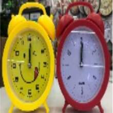 CL029  Reloj Despertador Circular Pequeño – Ideal para Buró, Escritorio o Mesa de Noche - 1PC - Ver 1