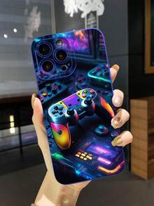 1 pieza Moda Teléfono Caso No incluye cordón ni soporte. 1 unidad Colorido Controlador de videojuegos Teléfono Caso Con Cámara Protector Compatible Con, /Compatible Con Galaxia, Compatible Con , Compatible Con , Compatible Con, Compatible Con, Compatible Con Impermeable A prueba de golpes Anticaída Rasguño Resistente, Internacional Versión, No El Doméstico Versión - Azul 2 - Ver 10