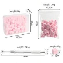 MyAoKuE-Up 100 支美甲海绵刷，附赠 1 个夹钳、1 支迷你方形指甲油刷、1 支亮片刷和专用美甲配件 - 彩色 - 查看 7