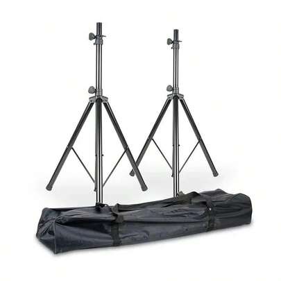 NEO Oustics PA Speaker Stands (Pair) & Carry Bag - Blk